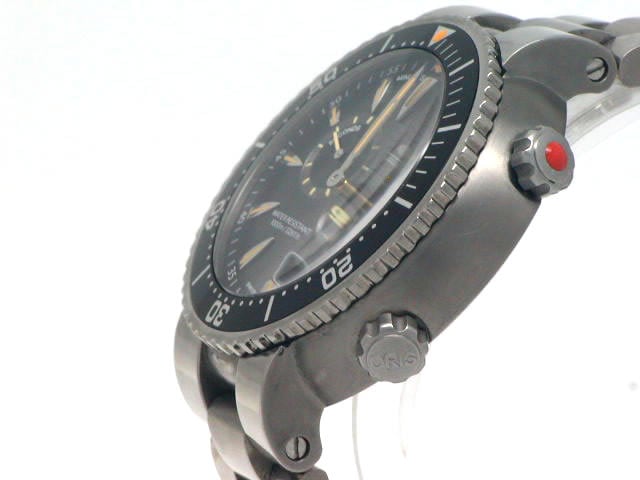 オリス プロダイバーズ 649 7610 71 64 チタン レギュレーター自動巻 USED