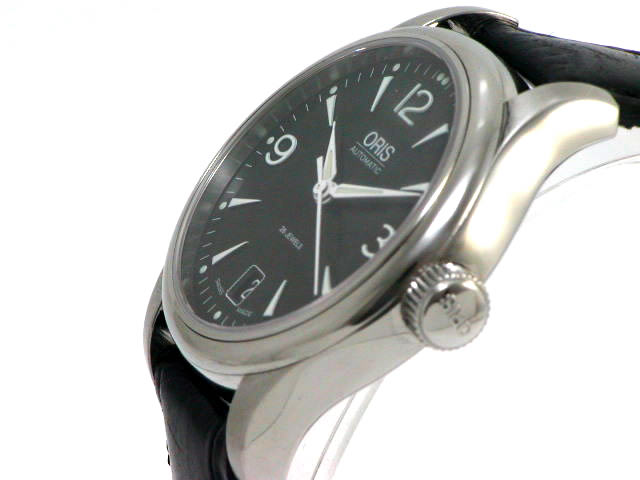 オリス クラシック デイト 733 7578 40 64F 自動巻 37mm 黒 USED　