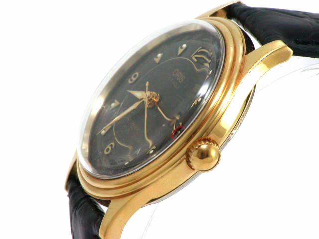 オリス クラッシックポインターデイト 574 7403 自動巻 34mm OH済 1990年代　