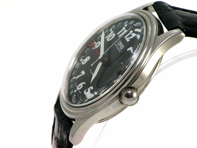 絶盤 オリス クラシック オリジナル 36mm 654 7461 GHC 自動巻 ブラックダイヤル　