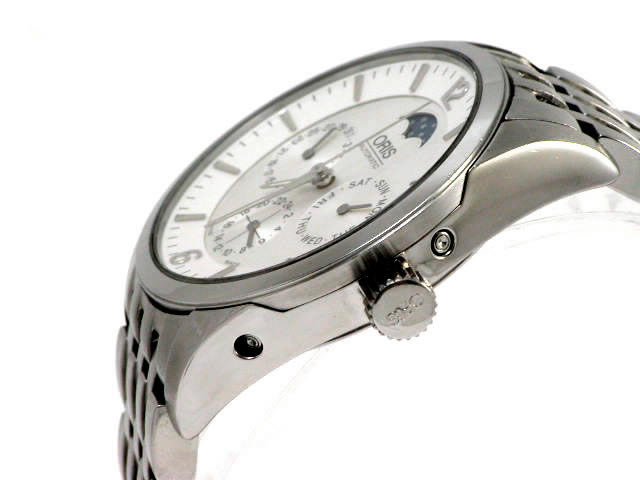 オリス XXL コンプリケーションφ36mm 581 7506 40 61M USED　