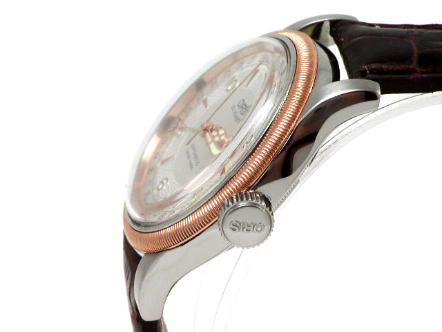 オリス ビッグクラウン ポインターデイト SS/GPコンビ φ36mm USED Oris
