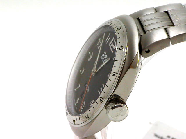 2007年発売 オリス TT3チタン デイデイト カーボンダイヤル ブレス 635 7588 70 69M