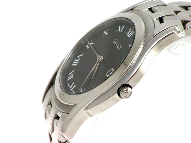 グッチ 5500M メンズサイズ クオーツ USED　Gucci