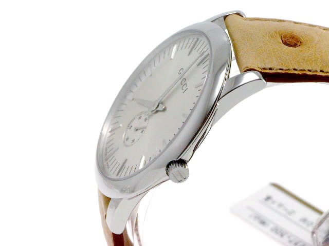 グッチ GQ5600M 手巻き ゴールドカーフベルト メンズサイズ 新品