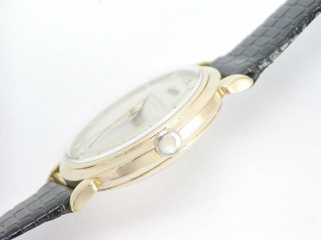 ジャガールクルト 自動巻 パワーリザーブ 金無垢 1950年代