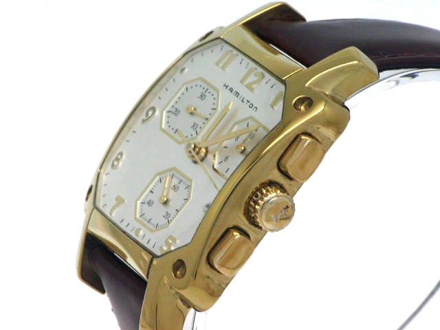 ハミルトン ロイド H19432553 クオーツ クロノグラフ USED