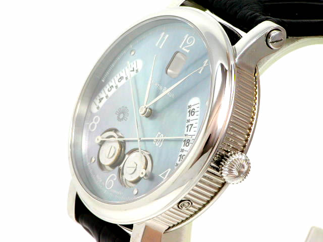 マーティンブラウン イオス(日の出、日の入り表示) SS 42mm マザーオブパールダイヤル 新品 EOS-42MOP　Martin Braun