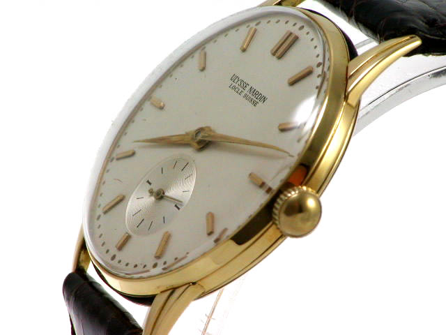 ユリスナルダン 18KYG 手巻 1950年代　