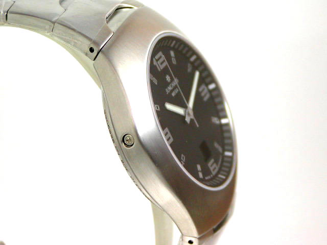 ユンハンス SS ブラックダイヤル SSブレス 4310 44　新品 JUNGHANS