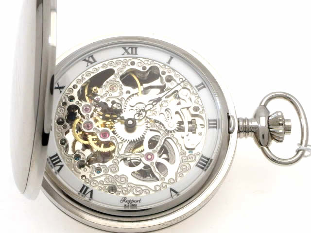 ラポート オープンタイプ スケルトン PW91 手巻 新品