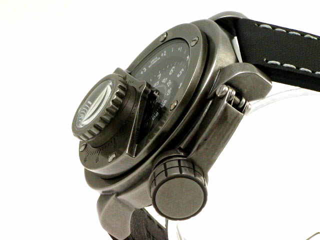 レトレック R-002 コンパス ウォーンスティール仕上げ 自動巻 ブラックダイヤル ドイツ製 新品