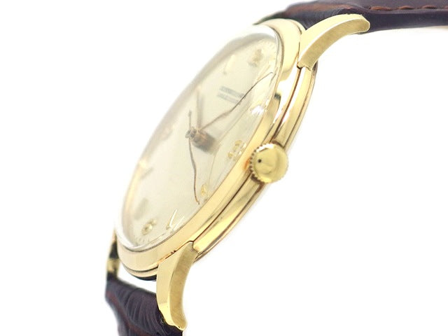 ユリスナルダン 3針 ラウンド 14K 手巻 OH済 1950年代 Ulysse Nardin