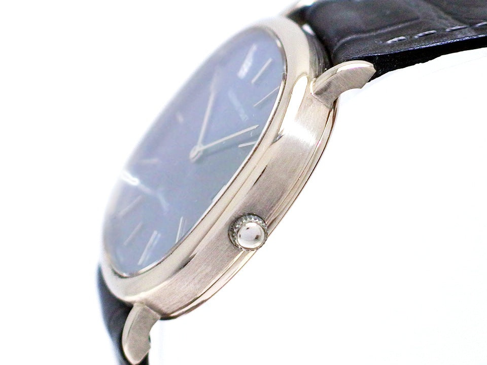 オーデマピゲ 18金無垢ホワイトゴールド ブルーダイヤル Cal.2121 36石 自動巻 OH済 1967年頃 Audemars Piguet