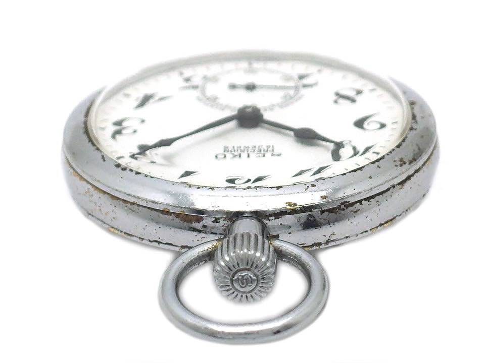 セイコー プレシジョン 懐中時計 91-0020 Cal.9119A 15石手巻 OH済 昭和46年製 Seiko