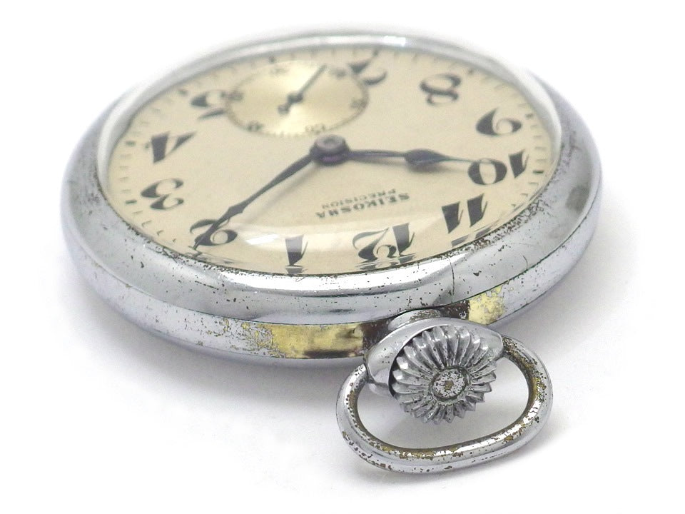 セイコーシャ プレシジョン 懐中時計 7石手巻 OH済 1950年代 Seiko