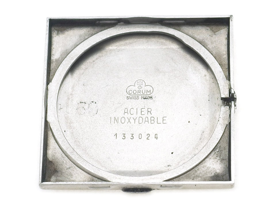 コルム スクエア Ref.57311 21石 Cal.7001 手巻き 純正尾錠付 OH済 1970年代