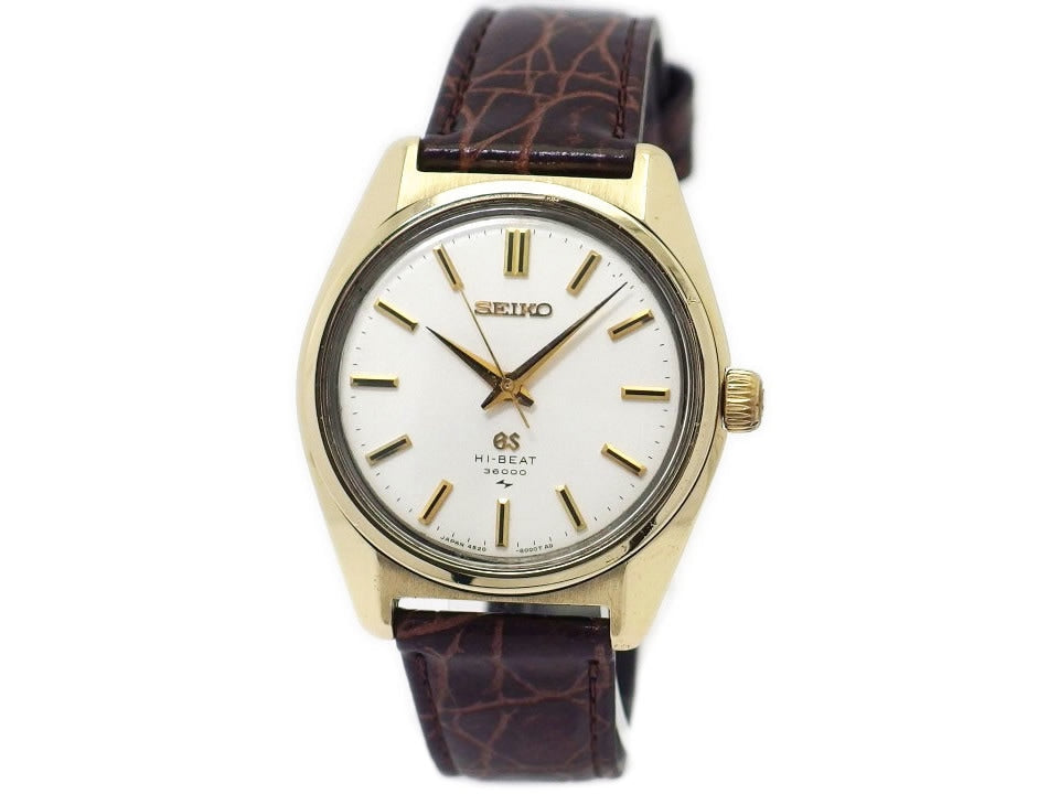 グランドセイコー 4520-8000 ハイビート36000 CAP GOLDケース 25石手巻 OH済 昭和45年製 Seiko