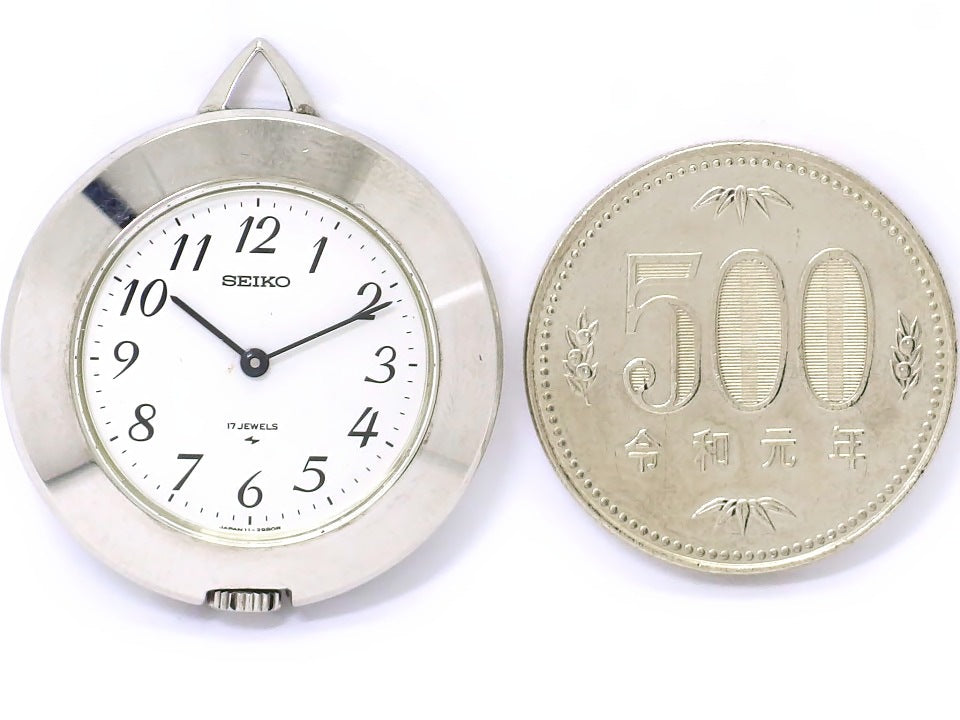 セイコー 懐中時計 ペンダントウォッチ 30mm 11-0880 17石手巻 昭和53年製