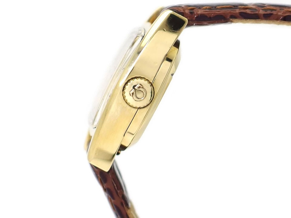オメガ デヴィル 18K 551.050 Cal.661 自動巻 レディース OH済 1971年製