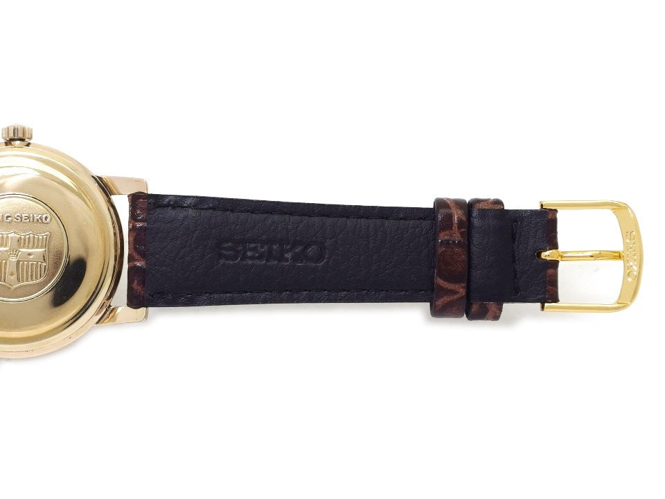 キングセイコー J14102 1st AD文字盤 14金張り 25石 手巻 OH済 昭和38年/1963年製 Seiko