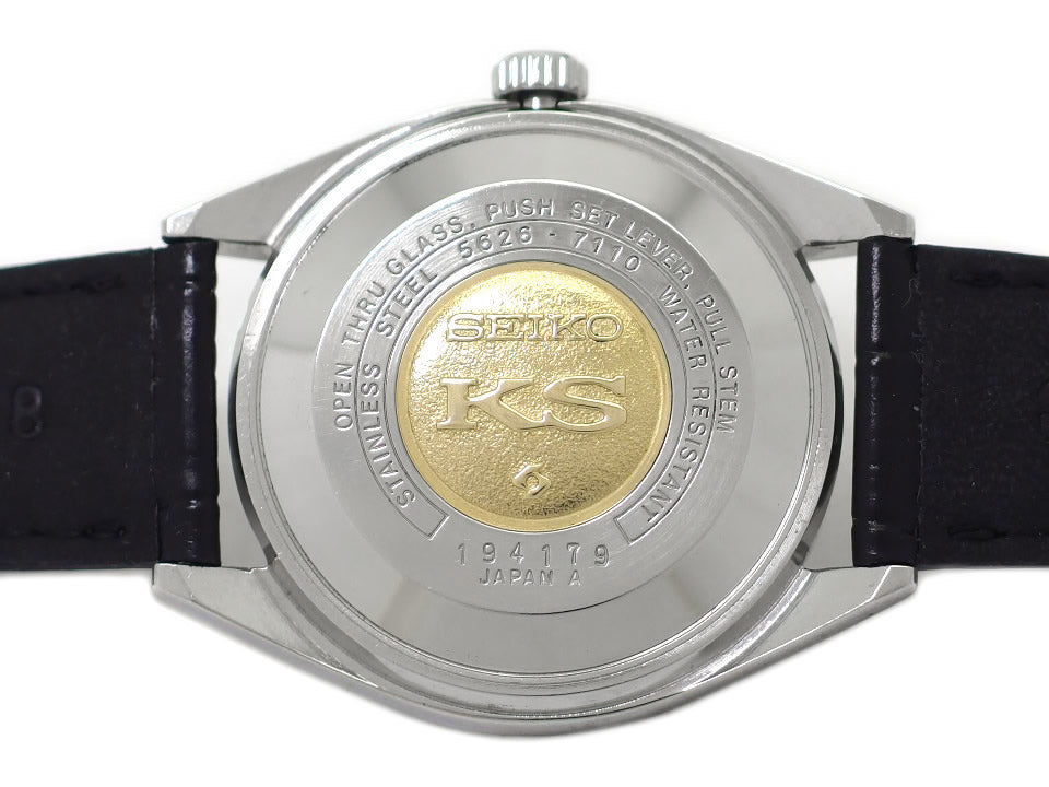 SEIKO キングセイコー 腕時計 5625-7110 メダリオン 稼動品 キングセイコー 5626-7110 ワンピースケース KSメダリオン 自動巻 OH済