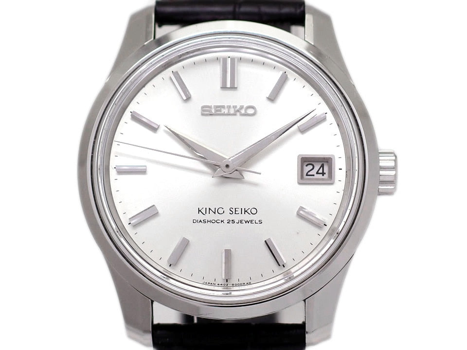 キングセイコー 4402-8000 前期型 盾メダリオン 手巻 OH済 昭和41年/1966年製 Seiko