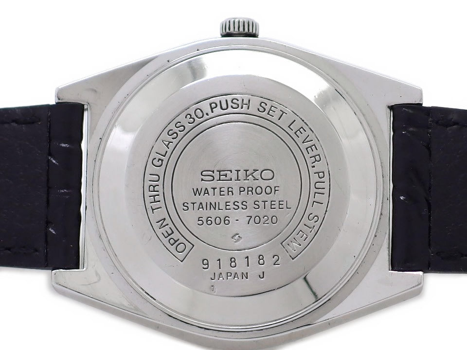 セイコー ロードマチック 5606-7020 ワンピースケース 自動巻 OH済 昭和44年/1969年製