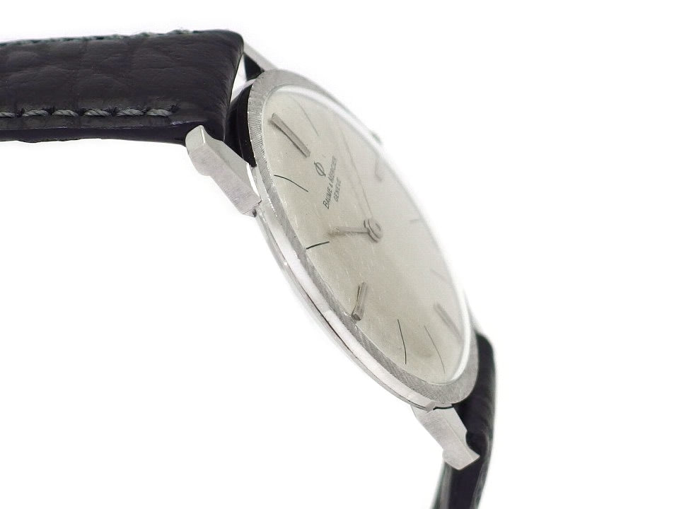 Baume & Mercier 18K White Gold 32mm Ref.35063 1 Manual Winding Overhauled Purchased in 1969