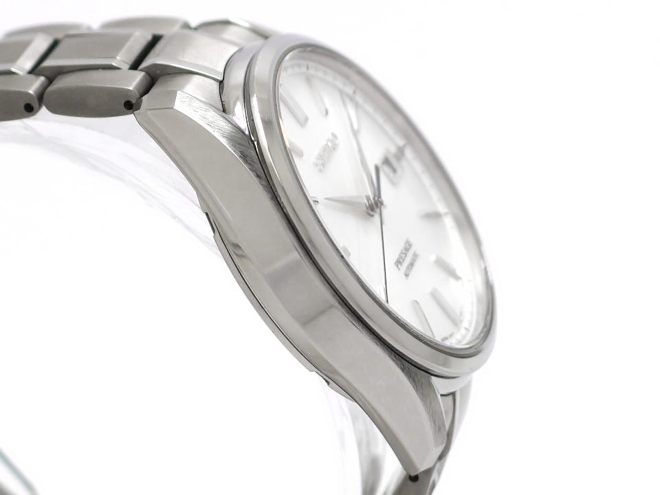 セイコー プレサージュ SARX055 6R15-04A0 チタン製 自動巻 現行品 2019年購入 USED Seiko