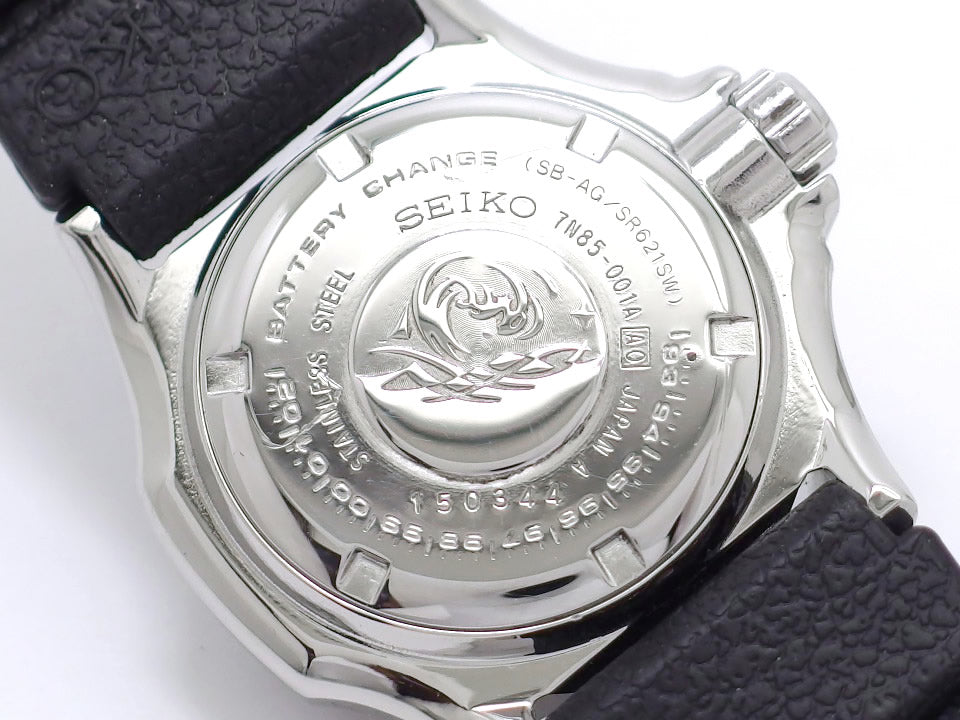セイコー ダイバー スキューバ 200m レディース 32mm 7N85-001A クオーツ 1991年製 USED Seiko