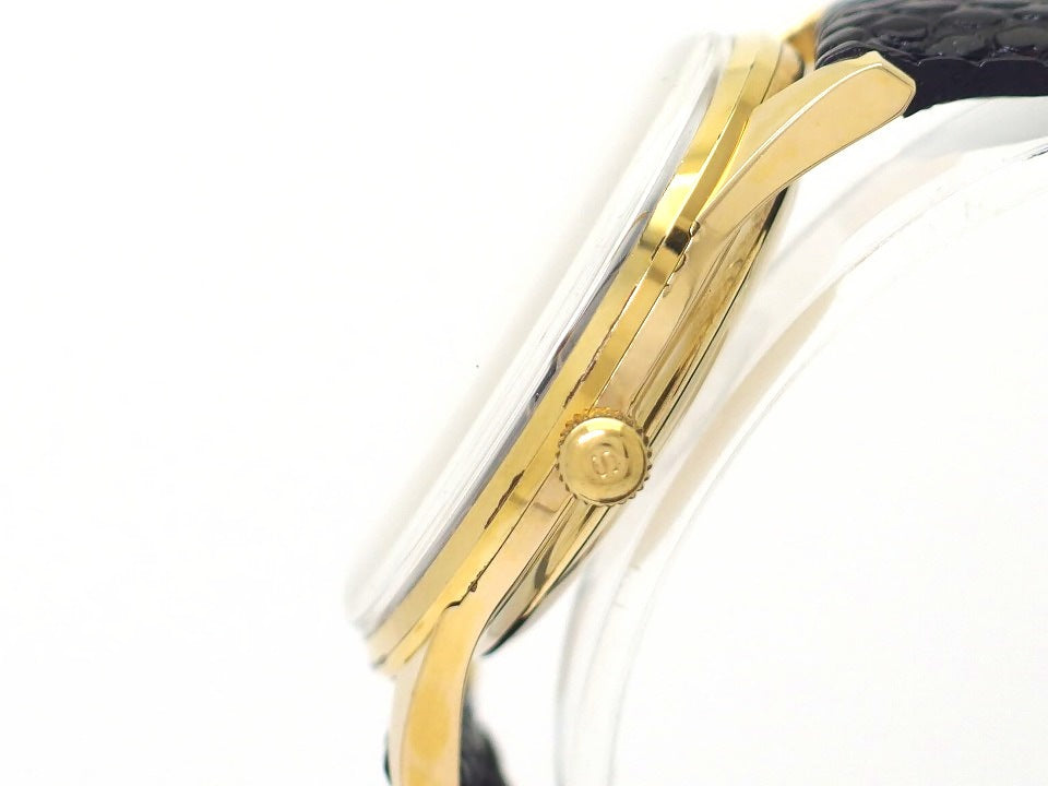 セイコー クロノス セルフデータ 15016E クロスライン ケース金メッキ/裏蓋金張り 21石 手巻 OH済 昭和38年/1963年製
