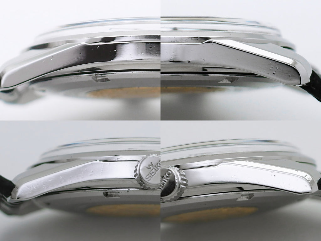 【希少】グランドセイコー セカンドモデル前期型 5722-9990 W SEIKOリューズ ライオンメダリオン 手巻 OH済 昭和40年/1965年製 Seiko