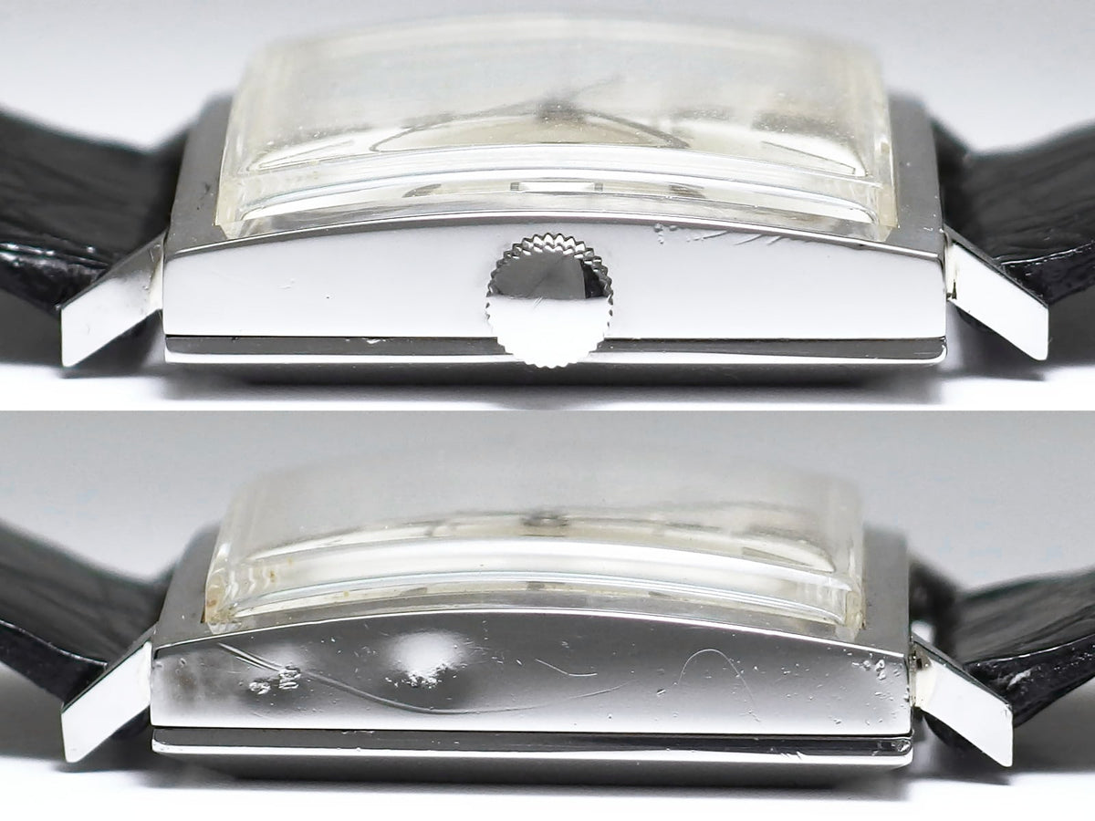 インターナショナル Ref.1160AD 角型ケース 溶接跡あり Cal.8541 自動巻 OH済 1969年製 International Watch Co