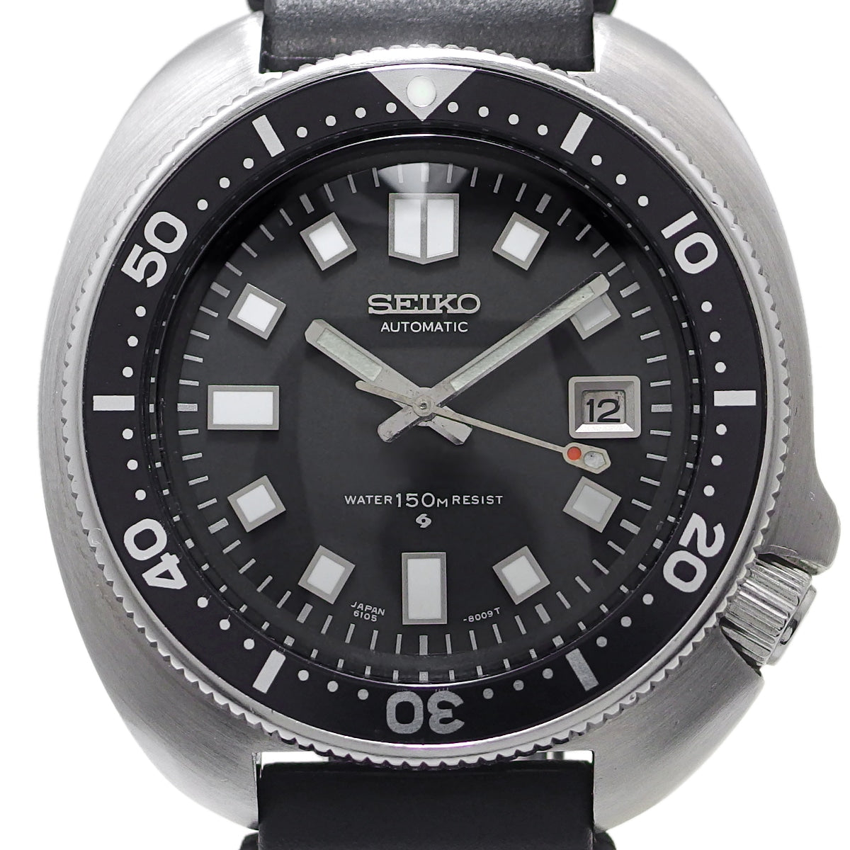 セイコー セカンドダイバー 150m 6105-8110 新品ガラス 自動巻 OH済 1973年／昭和48年製 Seiko