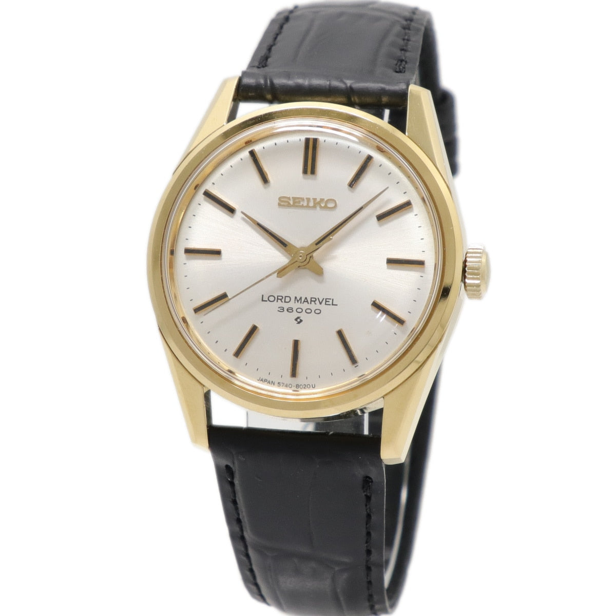 セイコー ロードマーベル 36000 5740-8000 金メッキ 手巻 OH済 昭和51年/1976年製 Seiko