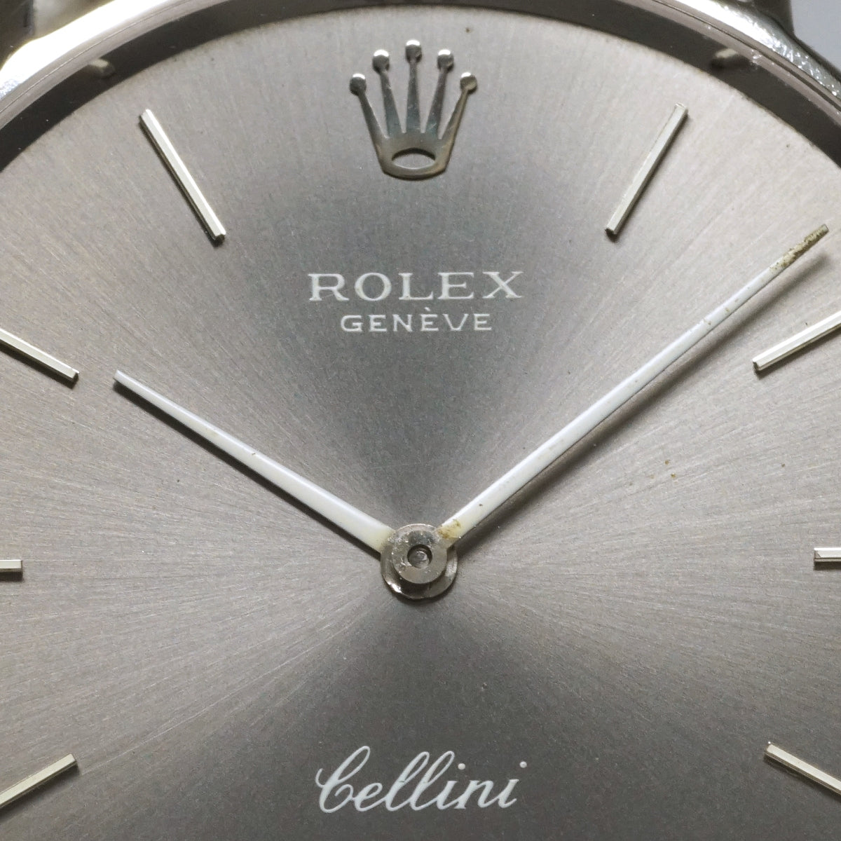 Rolex Cellini Men's Ref. 3833 18k White Gold, Original Crown, Cal. 1600 Manual-Winding, Serviced, Circa 1970