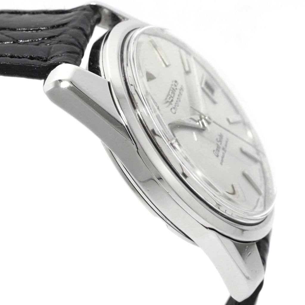 グランドセイコー セカンドモデル 5722-9990 文字盤リダン W SEIKOリューズ ライオンメダリオン 手巻 OH済 昭和40年/1965年製 Seiko