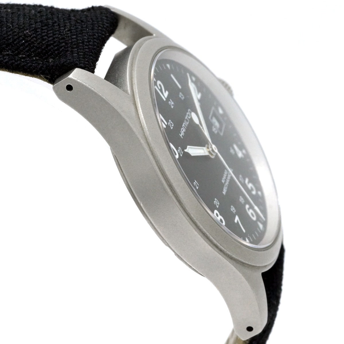 ハミルトン カーキ メカニカル 38mm H694190 ブラック文字盤 Cal.2804-2 手巻き USED Hamilton