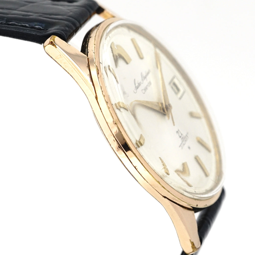 セイコー スカイライナーカレンダー J15019 金メッキ Cal.956 21石 手巻 OH済 昭和39年/1964年製 Seiko