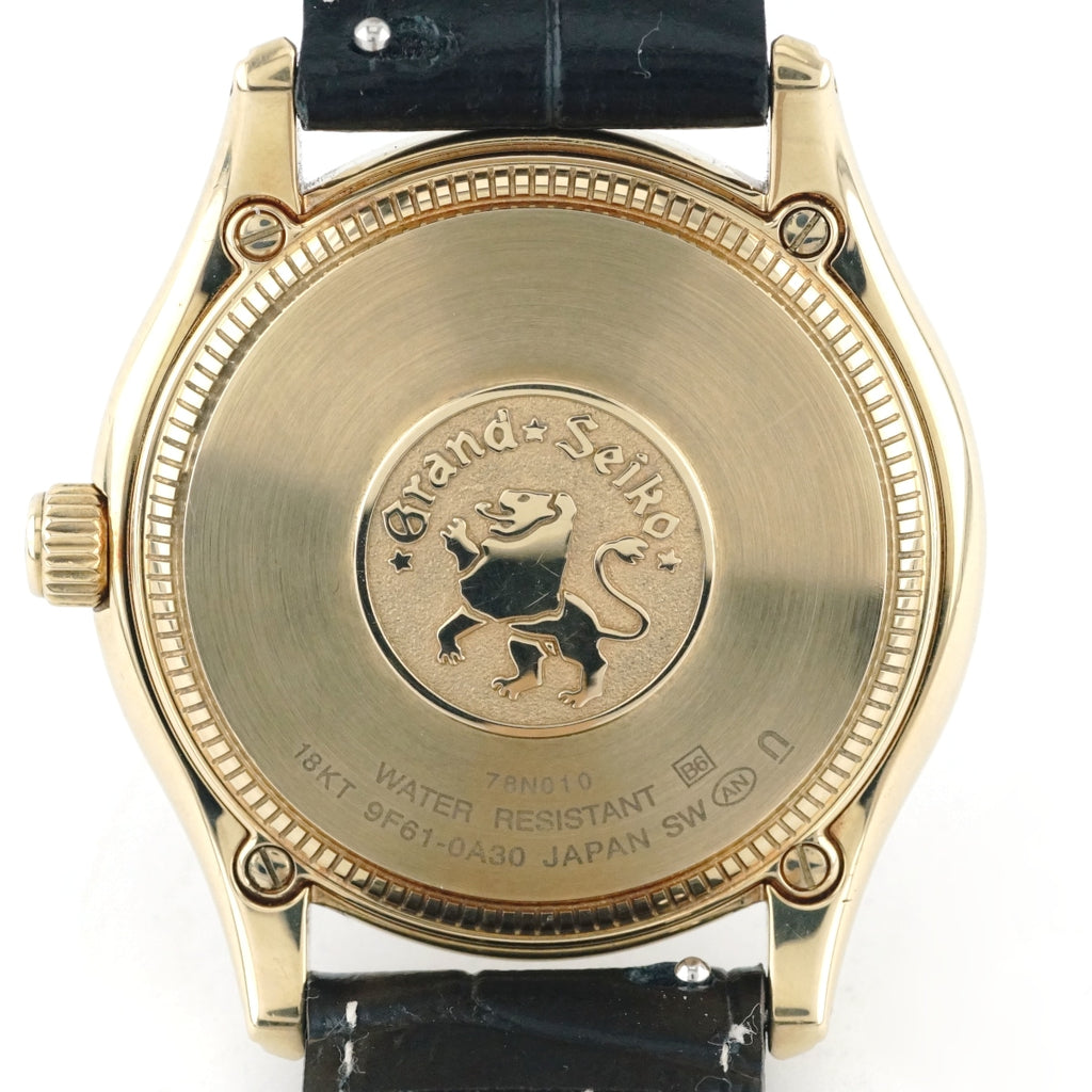 グランドセイコー 18金無垢 SBGX238 9F61-0A30 純正尾錠 クオーツ 2017年製 USED GrandSeiko