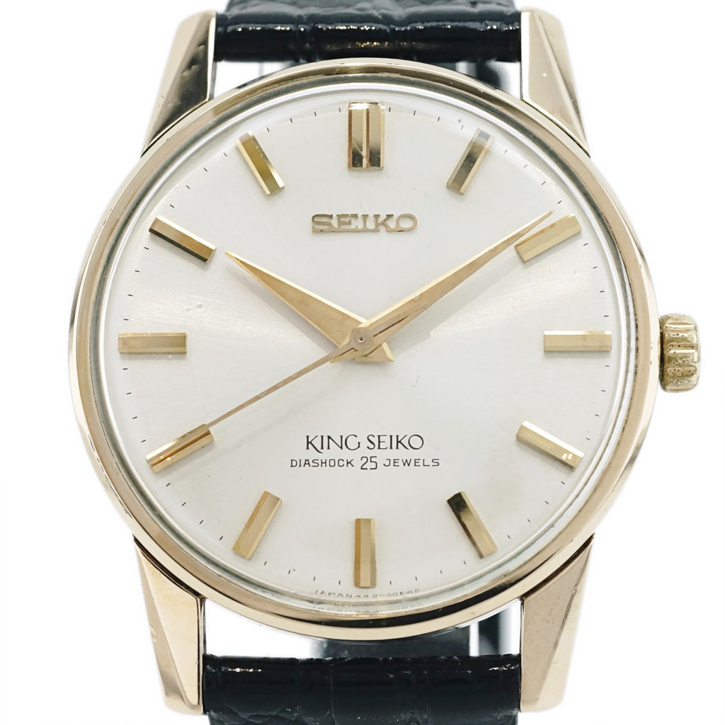 キングセイコー セカンドモデル 44-2000 金張り 盾メダリオン 手巻 OH済 昭和38年/1963年製