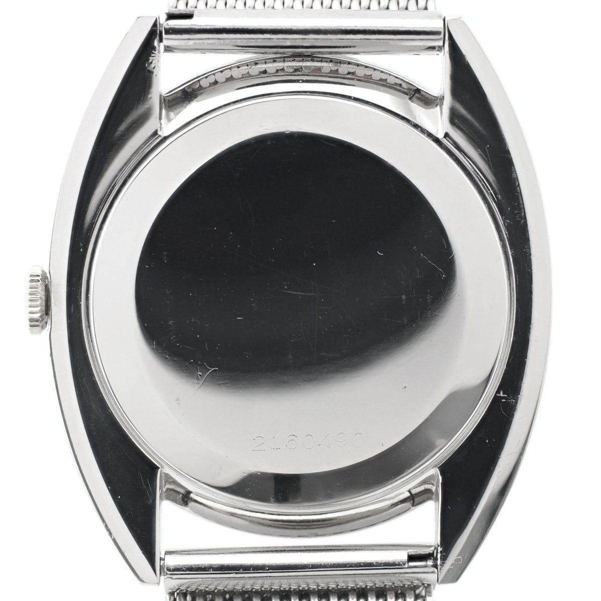 IWC トノー型ケース ローマインデックス文字盤 純正メッシュブレスレット Cal.403 手巻き OH済 1976年製