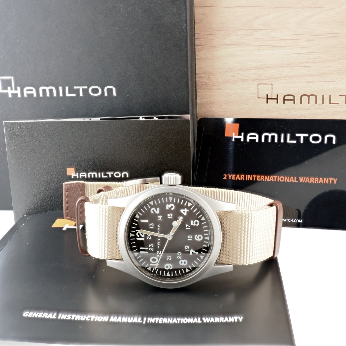 ハミルトン カーキ H69429901 38mm ブラウン文字盤 Cal.2801-2 手巻き 2021年購入 USED Hamilton