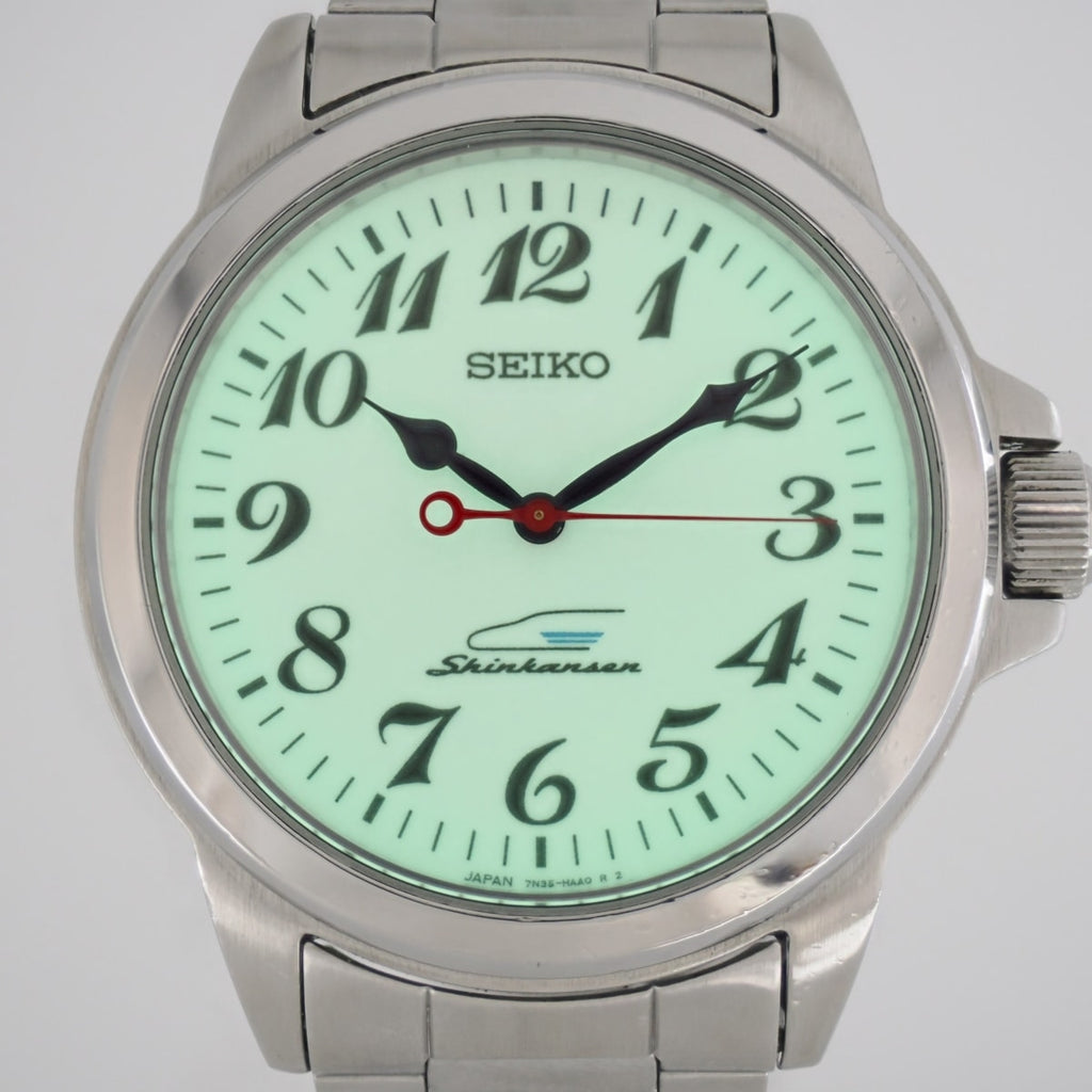 セイコー JR東海 新幹線乗務員用腕時計 7N35-HAA0 クオーツ 2007年/平成19年支給刻印 Seiko
