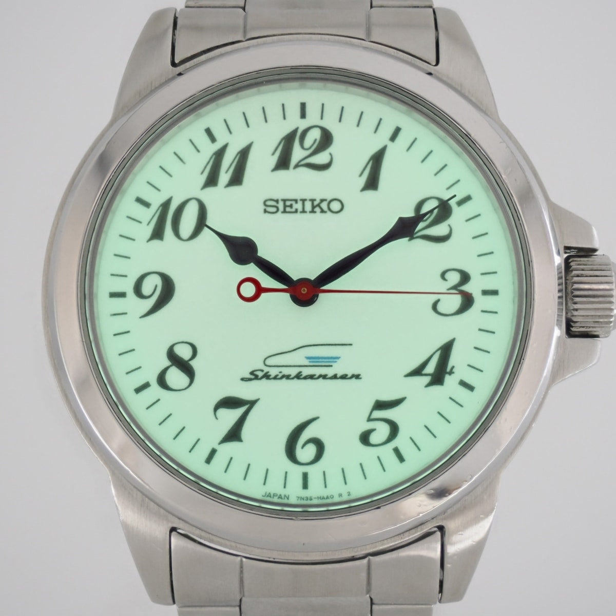 セイコー JR東海 新幹線乗務員用腕時計 7N35-HAA0 クオーツ 2007年/平成19年支給刻印 Seiko
