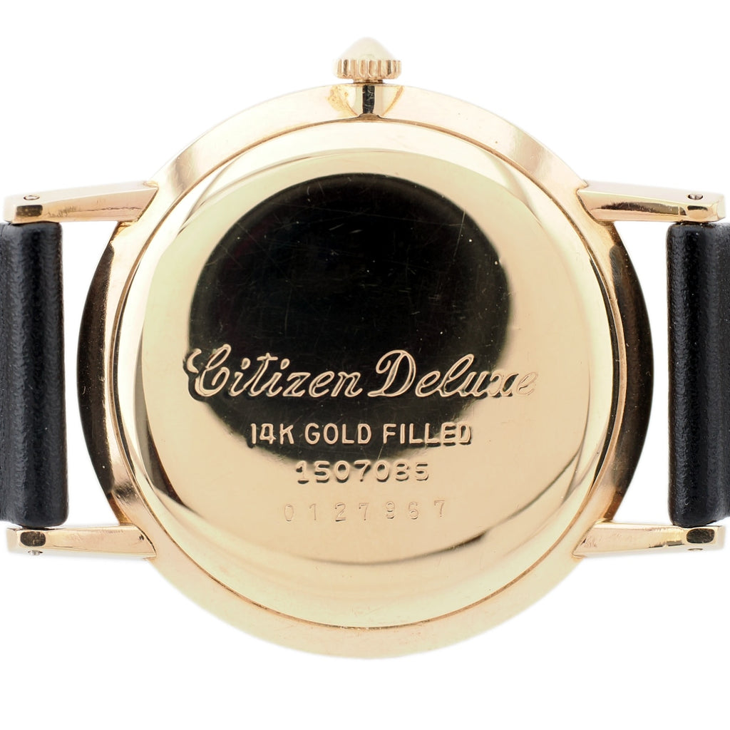 シチズン デラックス Ref.1507085 金張り 21石 手巻 OH済 1960年製 Citizen