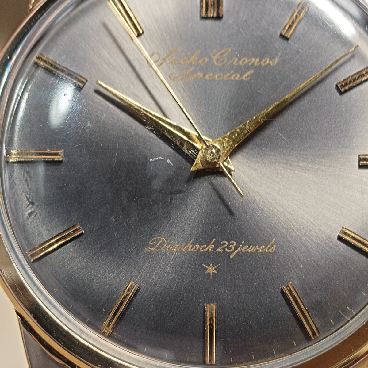 セイコー クロノス スペシャル 15033 金張り Cal.810 23石 手巻 OH済 昭和37年/1962年製
