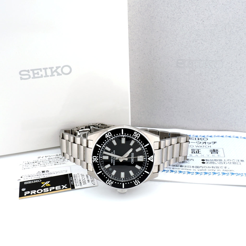 セイコー プロスペックス ダイバースキューバ 300m SBDC197 ブラック文字盤 6R55-00G0 自動巻 2024年製 USED Seiko