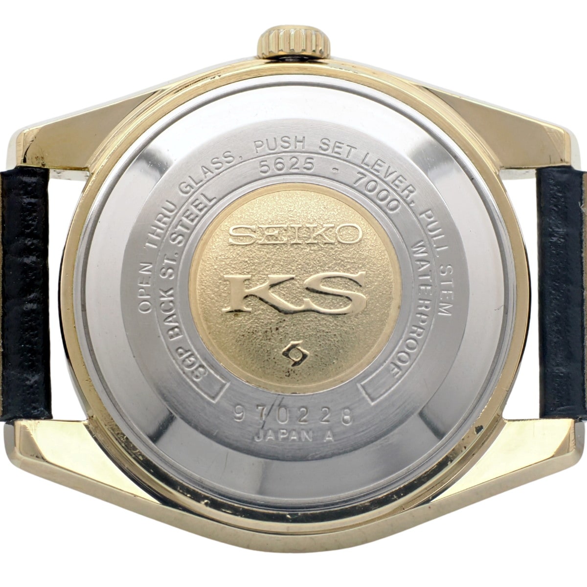 キングセイコー 5625-7000 金メッキ ワンピースケース KSメダリオン 自動巻 OH済 昭和44年/1969年製